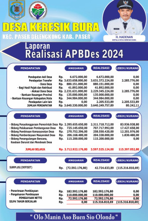 grafik realisasi anggaran 2024