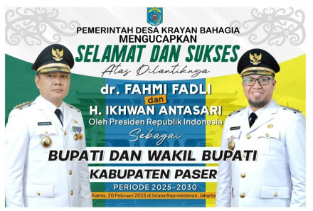 Pelantikan Bupati paser periode 2024 -2029